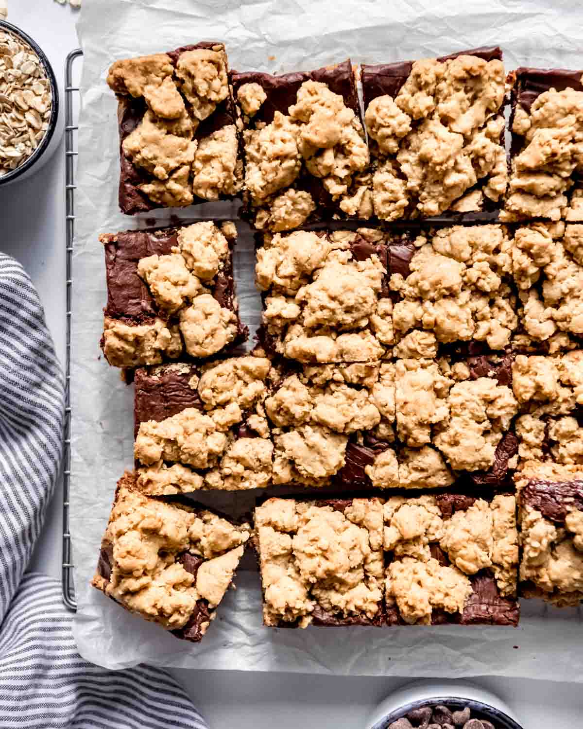 The Best Oatmeal Fudge Bars: Dreamy Buttery Oats & THICC Chocolate Fudge
